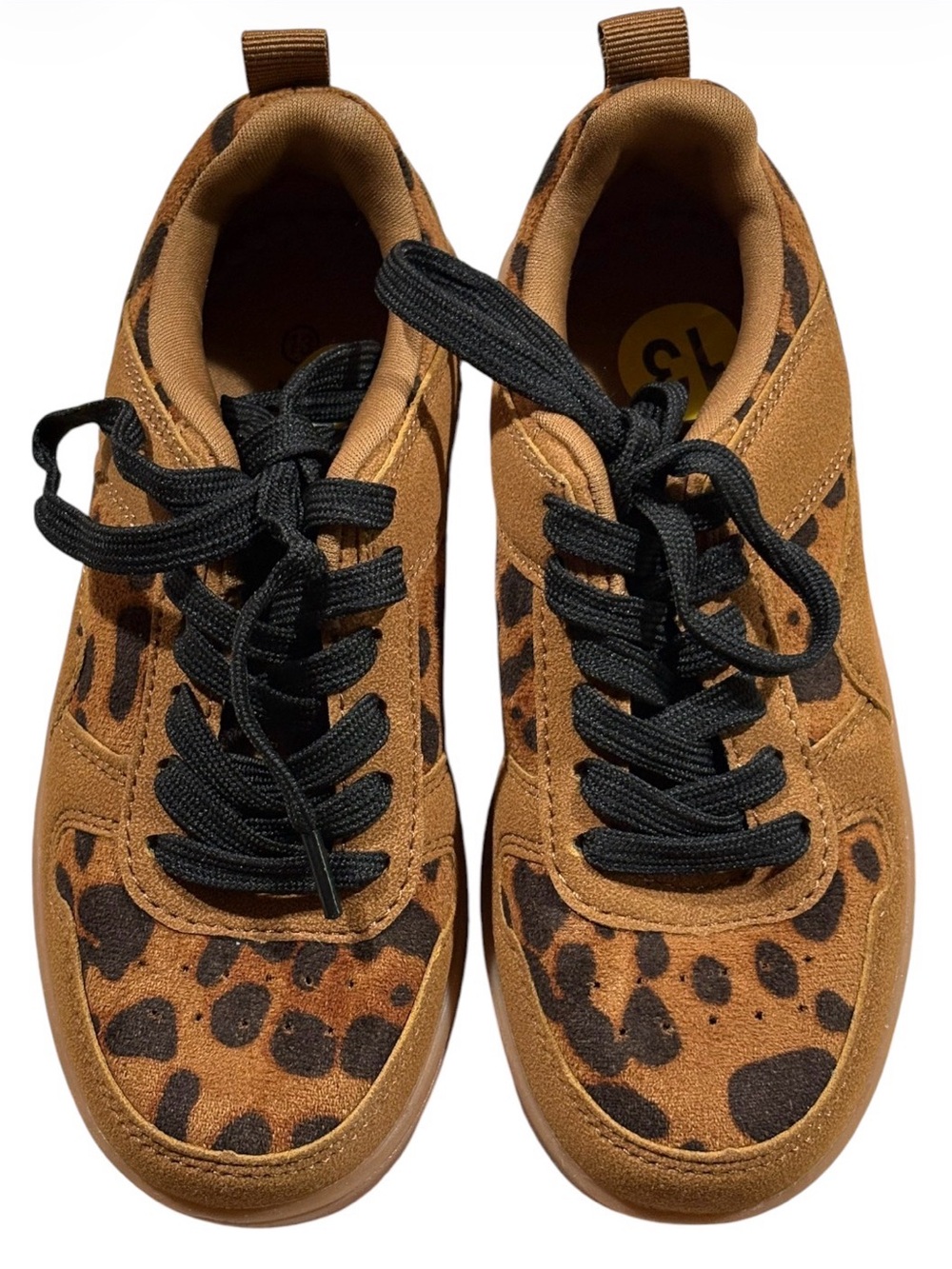 NWOT Leopard Print Suede Sneaker